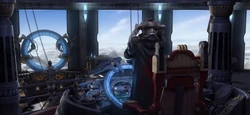 Zargabaath in command aboard the Alexander.