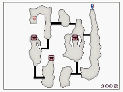 Map B3 with hidden passages (DS).
