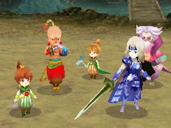 A battle on land (DS).