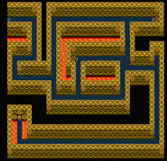 FFIII NES - Ancients' Maze fourth area