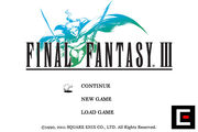 FFIII ios title screen