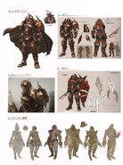 Concept artwork of various Loricans.