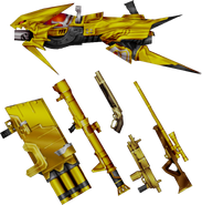 Laguna's EX Mode weapons.