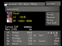 FFVIII Junction Menu 1