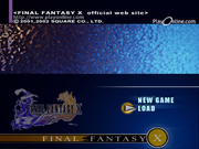 FFX Title Screen