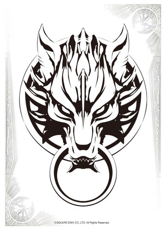 cloud strife and fenrir