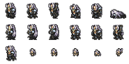 Set of Sephiroth's sprites.