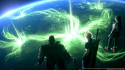 Shinra siphons the lifestream from FFVII Remake