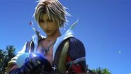 Tidus and his crystal.