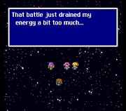 Bartz unable to leave the Void because he was KO'd at the end of the final battle.