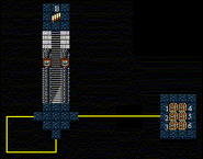 Saronia Castle's main tower underground level (NES).