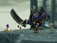 Various statuses in Final Fantasy IX, including Mini, Haste, and Silence.