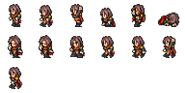 Set of Rem's sprites.