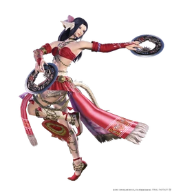 Render of an Auri dancer.