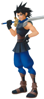 Zack dans le jeu Kingdom Hearts: Birth by Sleep
