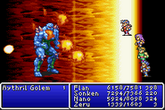 Ultima3 cast on all enemies in Final Fantasy II (GBA).