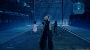 Pass Through the Maintenance Facility from FFVII Remake