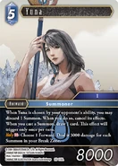 Yuna [20-117L] Dawn of Heroes series card.