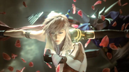 Lightning during her fight with Garland in the opening FMV.