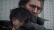 Young Noctis and King Regis Close Up