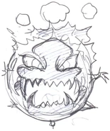 Sketch by Yoshitaka Amano.