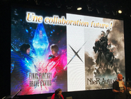 NieR: Automata collaboration featuring 2B, 9S and A2 announced at the Final Fantasy Brave Exvius FAN FESTA in Paris.