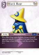 Black Mage [3-106C] Opus series card.