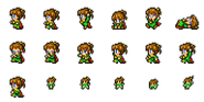 Set of Palom's sprites.