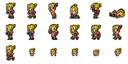 Set of Quistis's sprites.