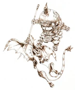 Promotional artwork of the Dragoon by Yuzuki Ikeda.