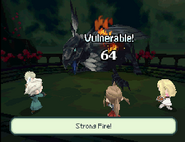 Strong Fire in Final Fantasy: The 4 Heroes of Light.