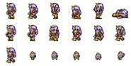 Set of Prishe's sprites.