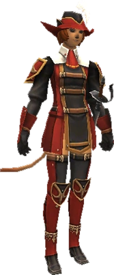 Mithra Red Mage in Artifact Armor.
