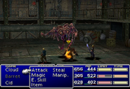 Slap used by Unknown 3 in Final Fantasy VII.