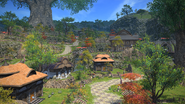 Lavender Beds housing area in Gridania.