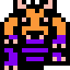 Overworld sprite of the Final Fantasy II Behemoth (NES).