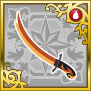 Flame Sword in Final Fantasy Airborne Brigade (SR).