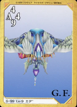 Final Fantasy VIII Bandai Carddass Masters Triple Triad - Front 099