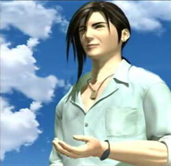 Laguna in his Presidential attire in Final Fantasy VIII's ending