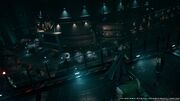 Shinra Building walkway outside from FFVII Remake
