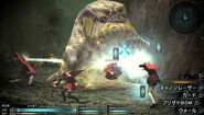 In-battle in Final Fantasy Type-0.