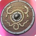 Aetherial Viper-crested Round Shield