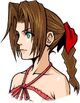 Aerith's portrait art for Before Crisis.