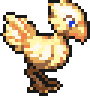 Chocobo sprite (SNES).