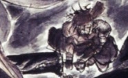 Promotional artwork of Jecht by Yoshitaka Amano.