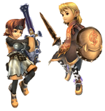 Clavat Warriors from Final Fantasy Crystal Chronicles: My Life as a King.