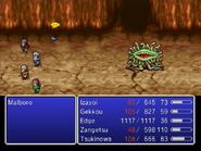 Izayoi as a toad in Final Fantasy IV: The After Years (Wii).