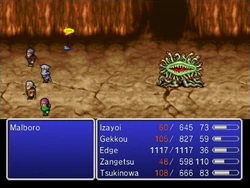 Izayoi as a toad in Final Fantasy IV: The After Years (Wii).