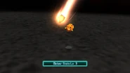 Meteor Shots in Crisis Core -Final Fantasy VII- (PSP).