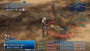 In-battle in Final Fantasy XII.